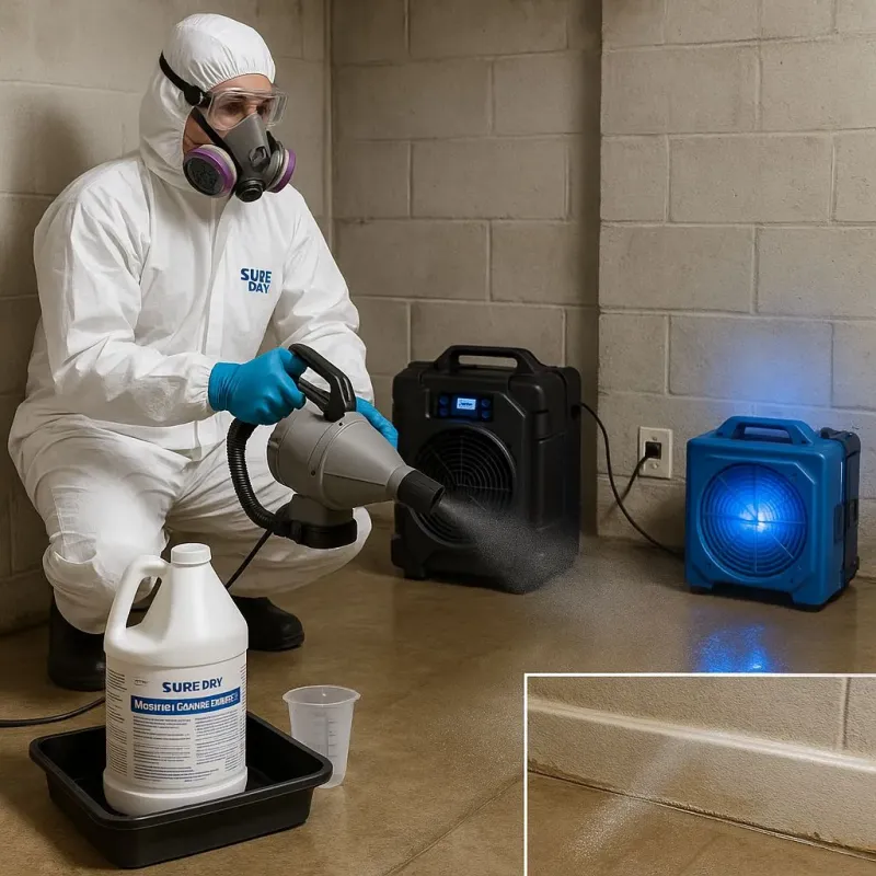 Sanitization and Odor Removal process in Strasburg, VA